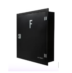 جعبه آتش نشانی مشکی توکار50*60ورق سبک لولامعمولی