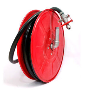 قرقره آتش نشانی با شیلنگ برزنتی20متر ورق ضخیم